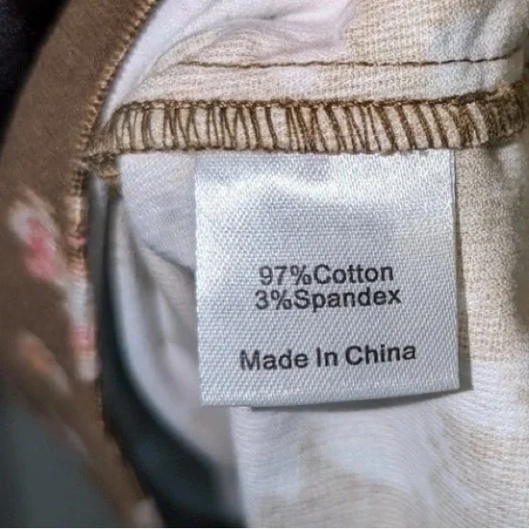 NWT Tuckernuck Brown Floral Long Sleeve Corduroy boutique dress - Picture 6 of 7